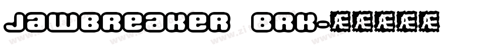 Jawbreaker BRK字体转换